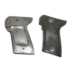 Paire de plaquettes pistolet MAB modele C calibre 7.65