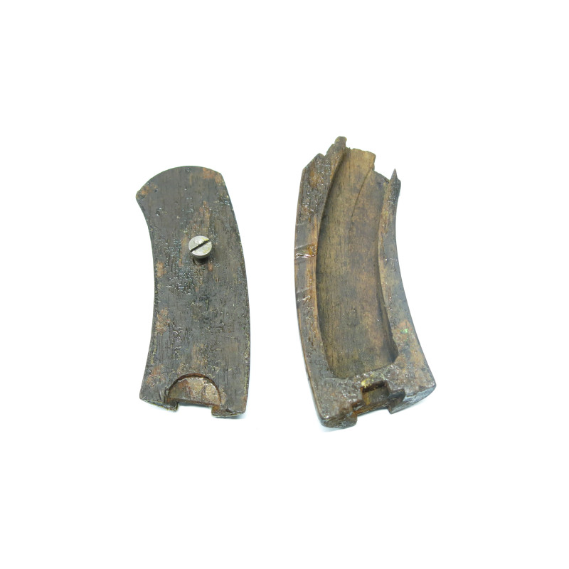 Paire de plaquettes de crosse originale revolver 1892 ref  263