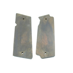 Paire de plaquettes de crosse bois pistolet Star A Ref  71 