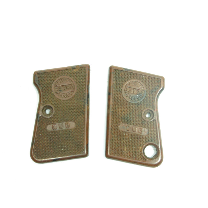 Plaquette de crosse bakelite pistolet Astra  CUB  ref 88