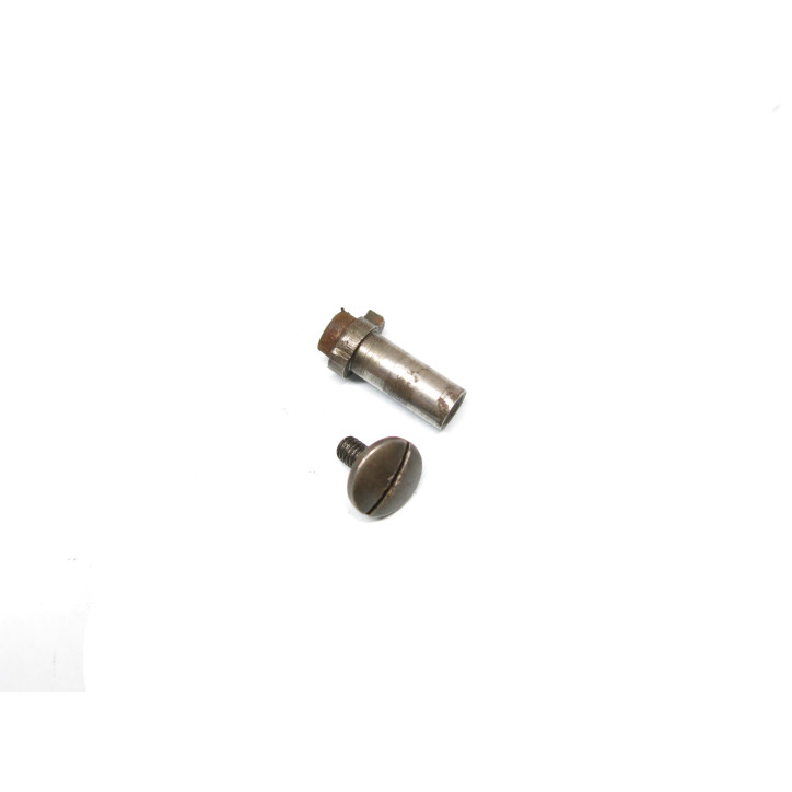 Axe pivot canon  revolver Webley 455 