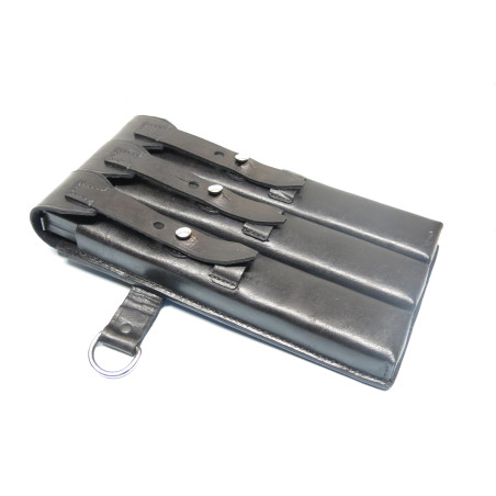 Porte chargeur cuir MP38 ou MP40 noir repro