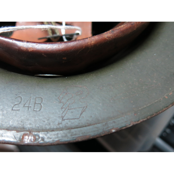 Superbe casque US 1917 A1 Ref ca 477