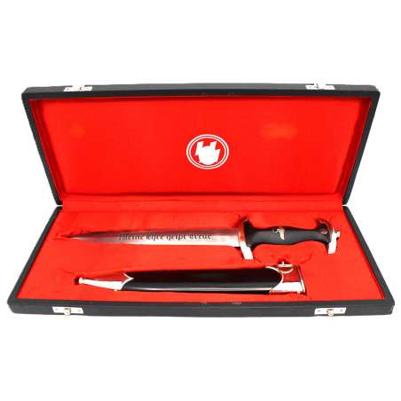 Coffret de présentation et sa dague d'honneur Waff 1940 RZM