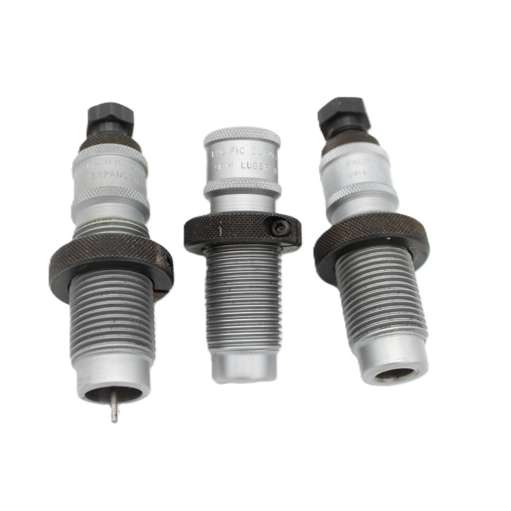 Jeux de 3 outils Pacific Durachrome pour 9mm Luger