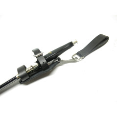 Dague 1940 Waff avec attache cuir poignée bois RZM