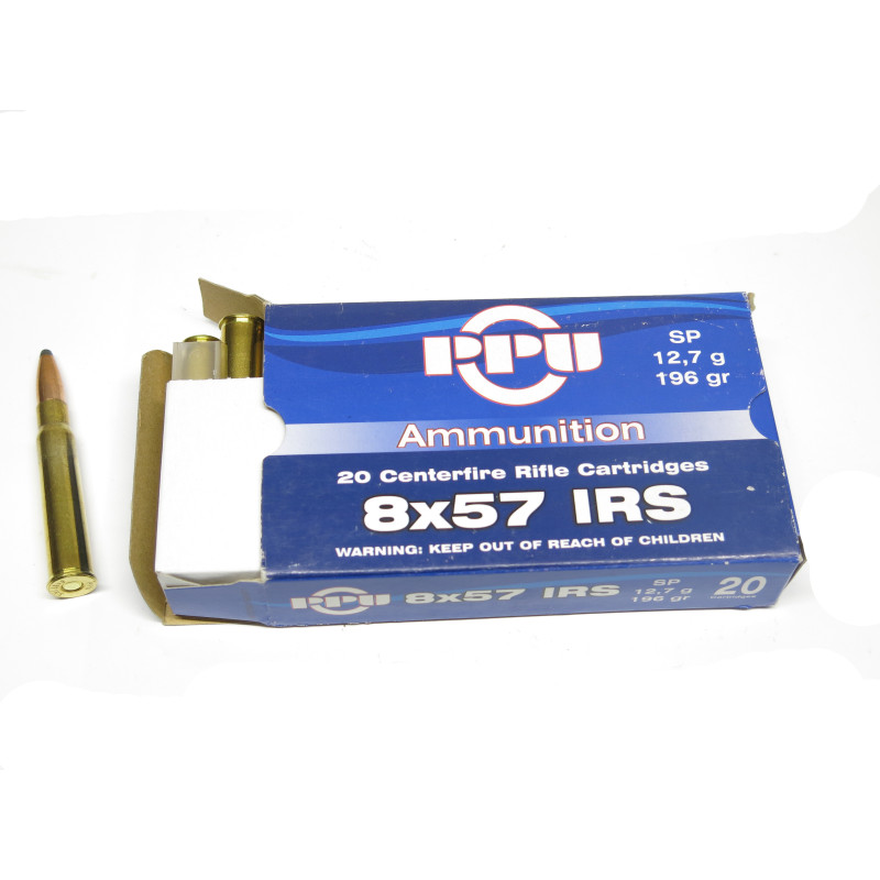 Boite de 20 cartouches Mauser 8 x 57 JRS PPU 12.7 g 127 gr