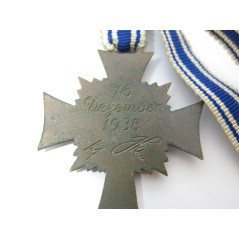 Medaille originale  croix des meres Allemande 1938   ref   236      box 216