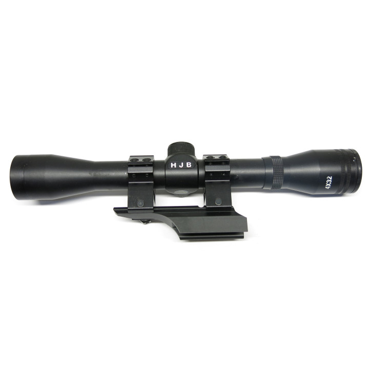 Lunette HJB 4 x 32 avec montage pour carabine USM1 ref 650      box 216