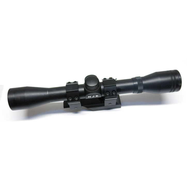 Lunette HJB 4 x 32 avec montage pour carabine USM1 ref 650      box 216