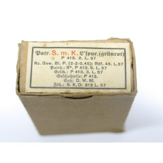 Boite pleine 7.92 Mauser tracante verte rouge 1937  ref 14      box 213   categorie C