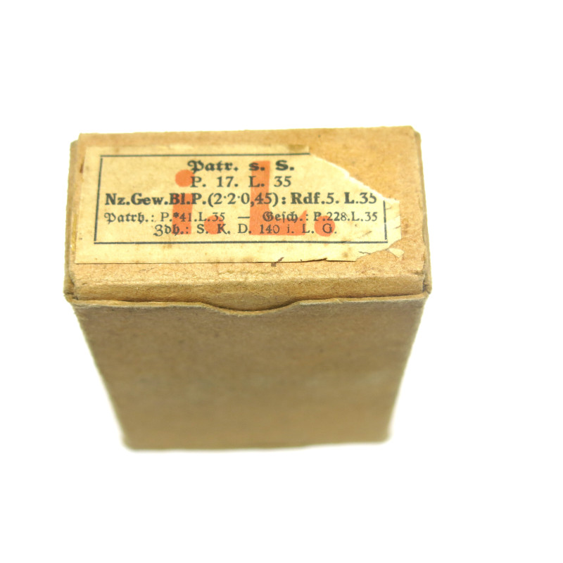 Boite pleine 7.92 Mauser sS  ref 60      box 213  categorie C