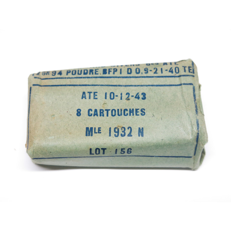 Paquet de cartouches 8 mm Lebel ATE  ref 88    box 213    categorie C