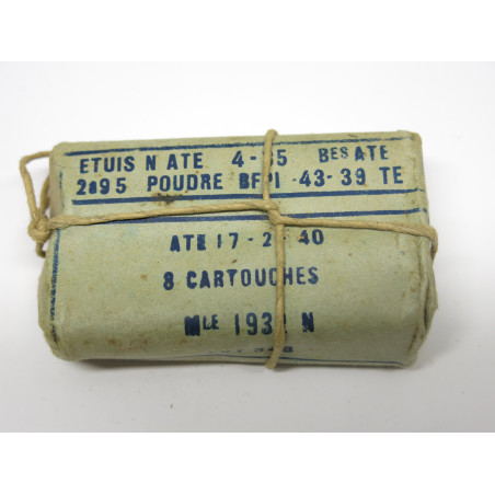 Paquet de cartouches 8 mm Lebel 1933 ref 108 box 213 categorie C
