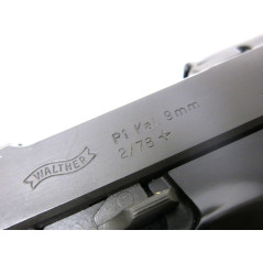 Pistolet Walther P38 P1 calibre 9 para  numéro 1376 catégorie B
