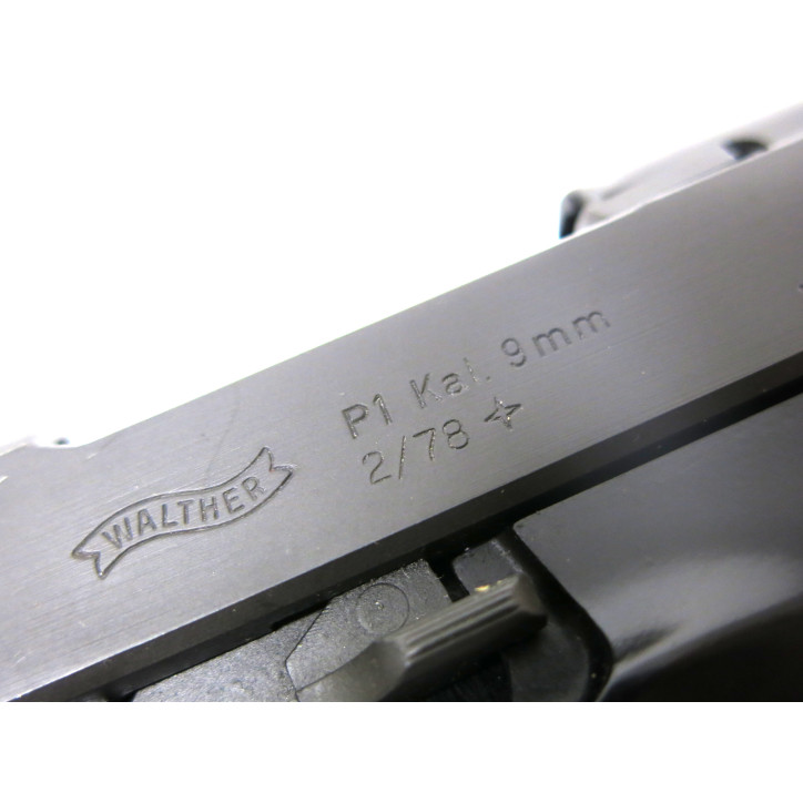 Pistolet Walther P38 P1 calibre 9 para  numéro 1376 catégorie B