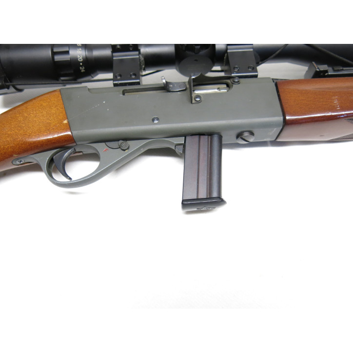 Belle carabine Anschutz 520 calibre 22 long rifle avec lunette categorie B