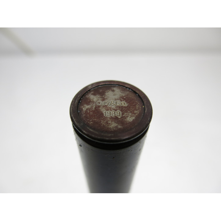 Tube avec ressort de rechange pour MG 34 daté 1939