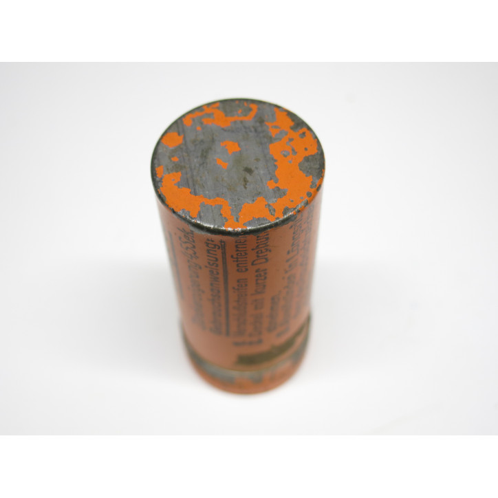 Rare pot fumigène Allemand 1943 orange  réf 236 box 232
