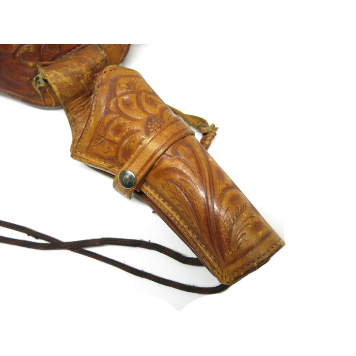 Etui avec ceinture pour revolver poudre noire ref 369
