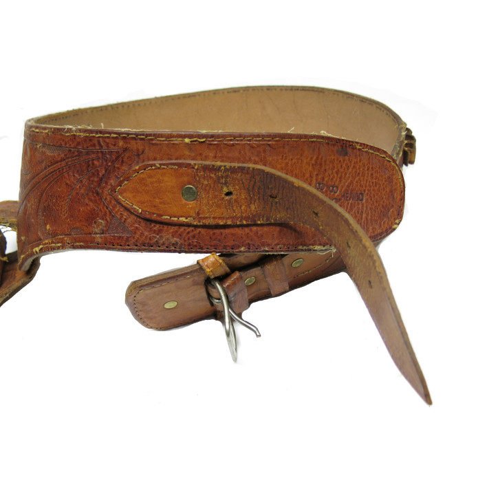 Etui avec ceinture pour revolver poudre noire ref 369