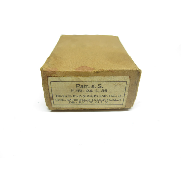 Boite vide cartouches 7.92 Mauser sS 1936  ref 66           box 213