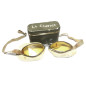 Lunette réglementaire modèle 1935 Française avec boite du Lt Charret box 248