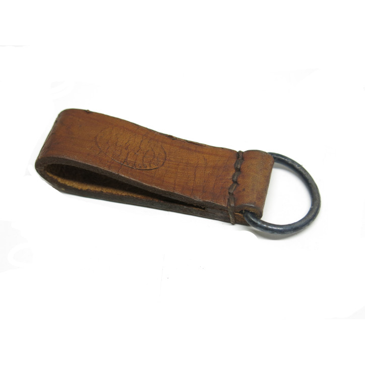 Passant cuir avec anneau Allemand 1942 avec waffenamt  ref 89