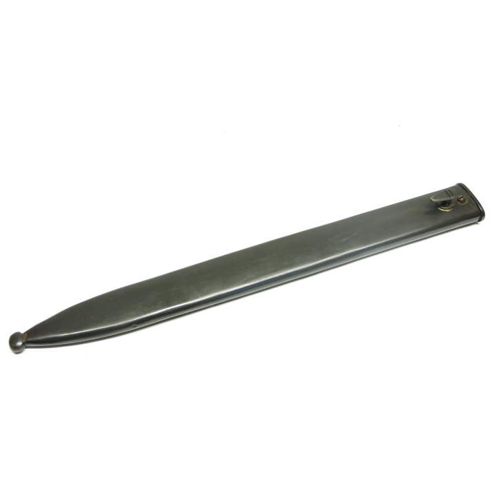 Superbe fourreau métal pour baïonnette fusil Mauser Gew 98 14/18