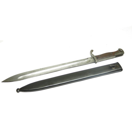 Superbe fourreau métal pour baïonnette fusil Mauser Gew 98 14/18