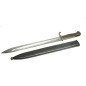 Superbe fourreau métal pour baïonnette fusil Mauser Gew 98 14/18