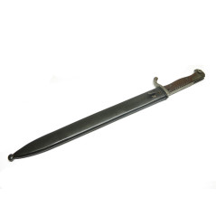 Superbe fourreau métal pour baïonnette fusil Mauser Gew 98 14/18