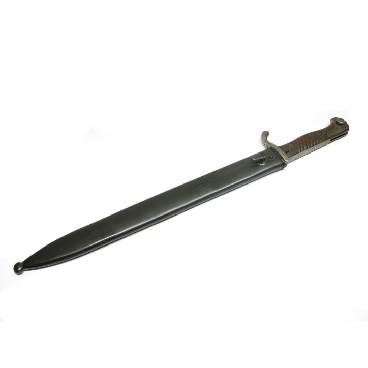 Superbe fourreau métal pour baïonnette fusil Mauser Gew 98 14/18