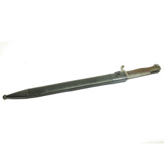 Superbe fourreau cuir pour baïonnette fusil Mauser Gew 98 14/18