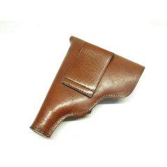 Étui en cuir blanc pistolet Walther numéro 7   ref bab 26