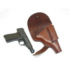Étui en cuir blanc pistolet Walther numéro 7   ref bab 26