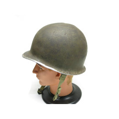 Casque complet  US army original 1944  ref 214