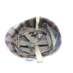 Casque complet  US army original 1944  ref 214