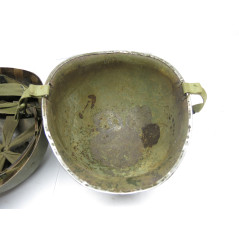 Casque complet  US army original 1944  ref 214