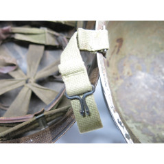 Casque complet  US army original 1944  ref 214