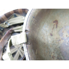 Casque complet  US army original 1944  ref 214