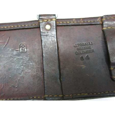 Porte chargeur cuir Suisse K31 ref 10  fabrication J Tosalli