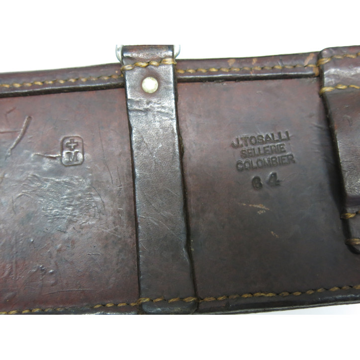 Porte chargeur cuir Suisse K31 ref 10  fabrication J Tosalli