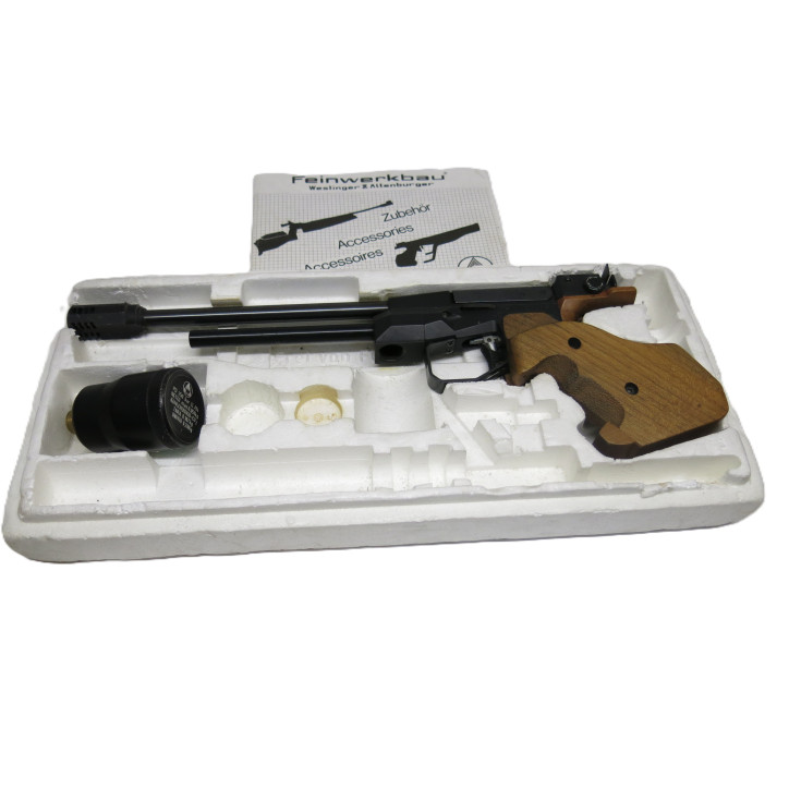 Pistolet de compétition FEINWERKBAU C25 droitier au CO2 cal. 4.5mm catégorie D