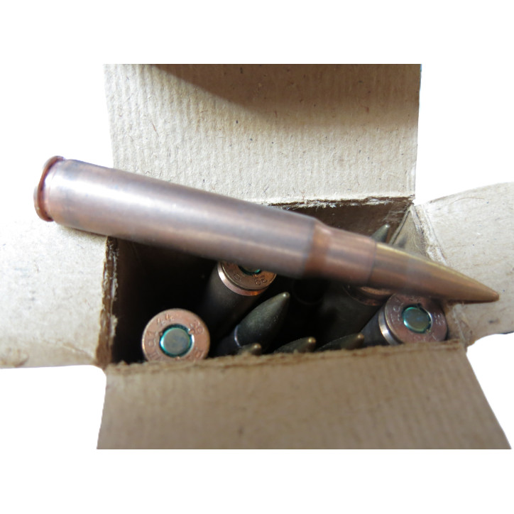 Boite de 14 cartouches 7.92 Mauser sS P 131  1939   categorie C