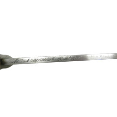 Belle baionnette datée 1871 pour fusil Chassepot avec son fourreau  ref  669