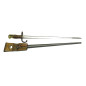 Baionnette originale fusil GRAS datée 1878  avec son fourreauet cuir    ref  885