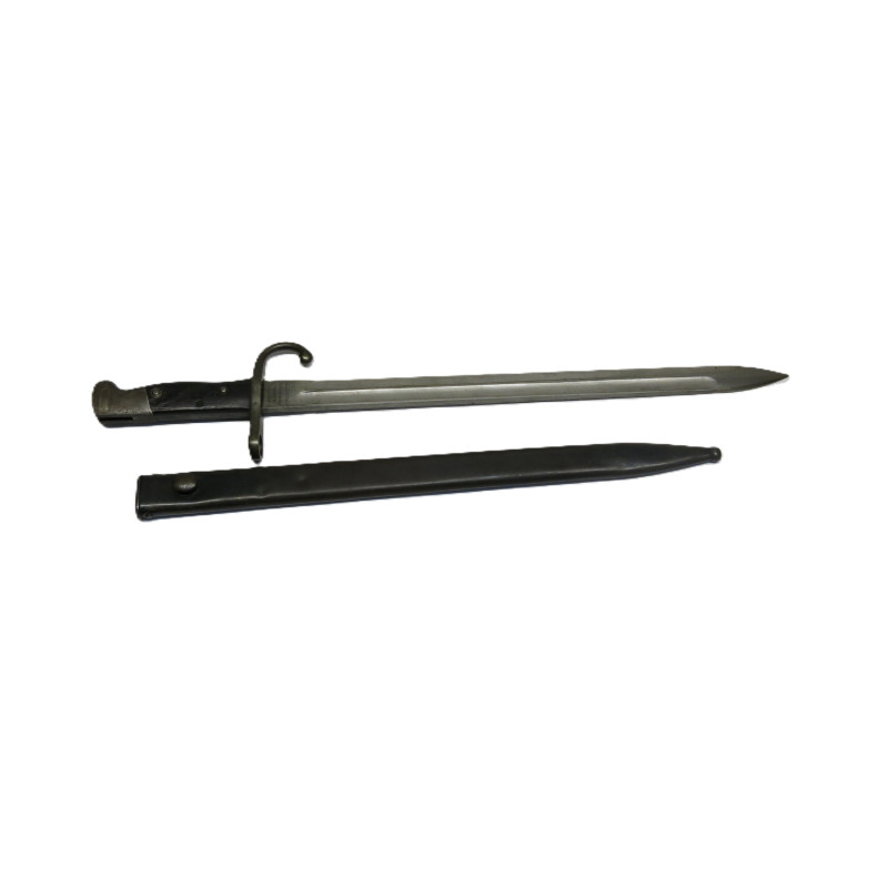 Baïonnette fusil Mauser 1909  avec fourreau  ref 852