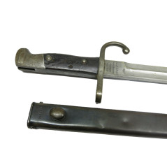 Baïonnette fusil Mauser 1909  avec fourreau  ref 852