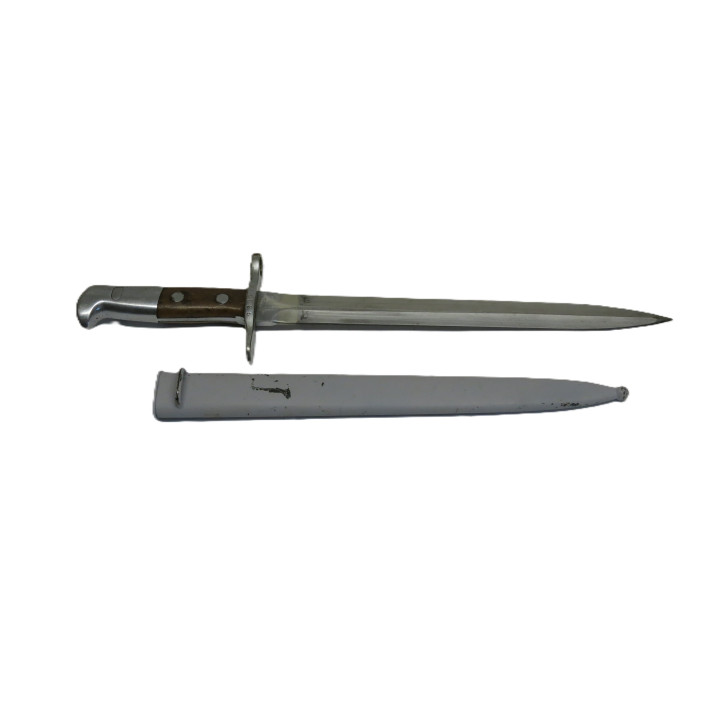 Baïonnette fusil Suisse K31 avec fourreau  ref 247